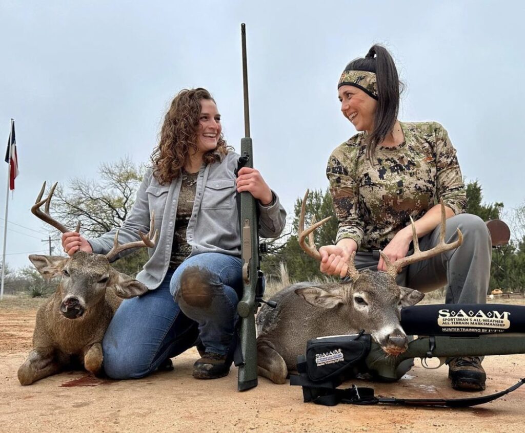 Two women score first deer