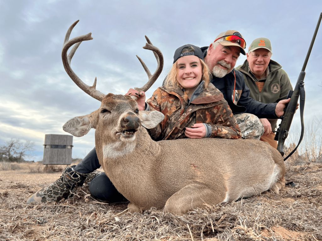 Overheard conversation leads to first buck